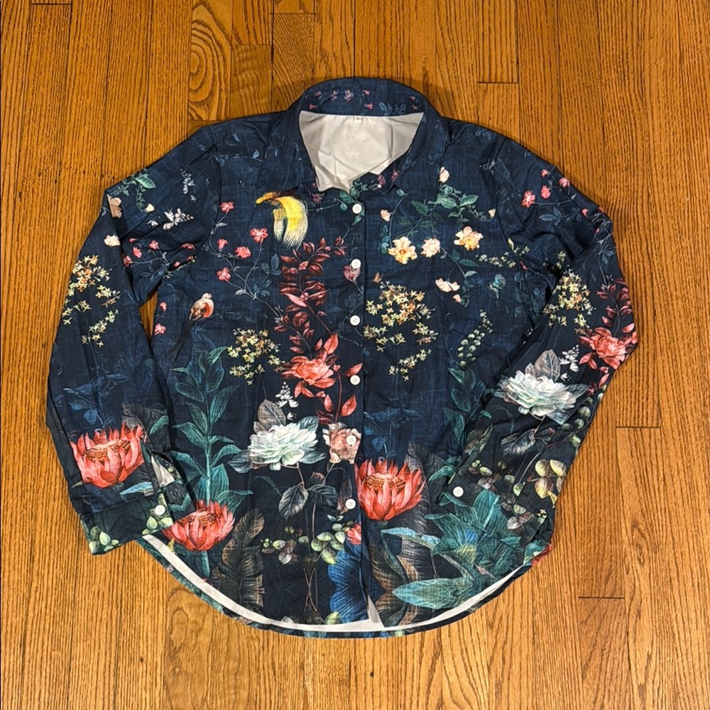 Shein Floral Men's Shirt